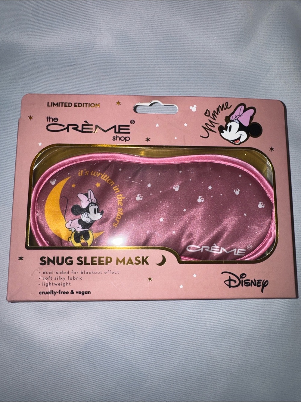 The Crème Shop x Disney Minnie Pink Snug Sleep Mask